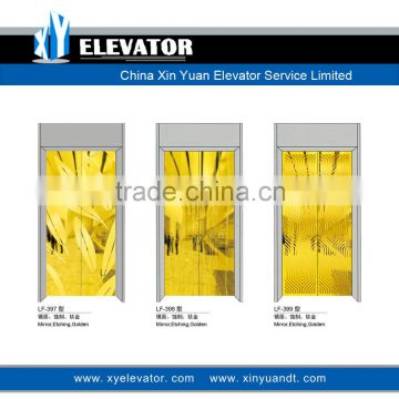 XY Elevator Passenger Elevator Golden Door Panel