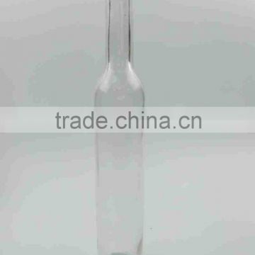 450ml clear glass red wine bottle with long neck