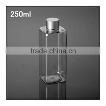 Transparent Good Quality Wholesale 250ml pet juice bottle