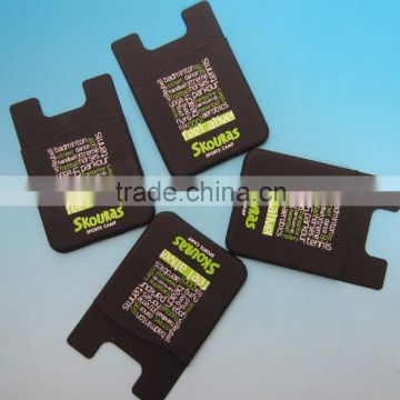 Wholesale customized logo cellphone skin card holder with adhesive sticker