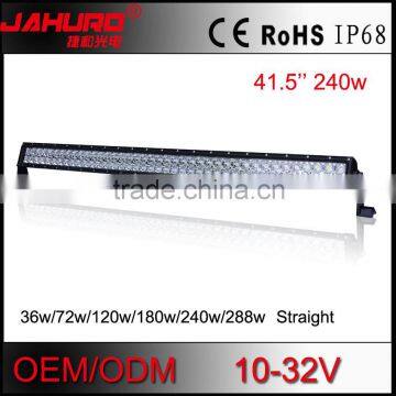 240w straight led light bar 41.5 inch double row spot/flood/combo beam led light bar 4x4