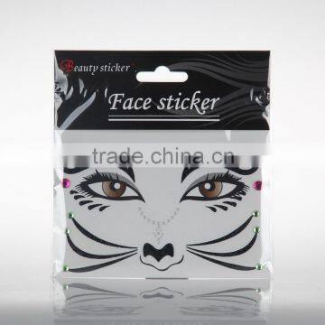 Face Sticker Water transfer Temporary Face Tattoo Sticker