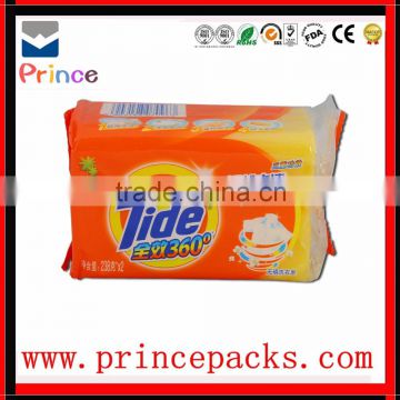 plastic bag packaging soap