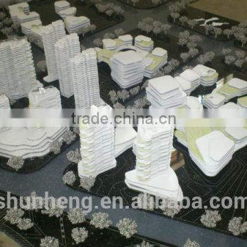 1/1000 scale model of textile business district planning