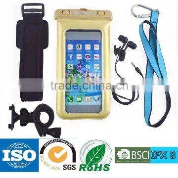 China Manufacture Mobile Phone Waterproof sand proof Case Bag