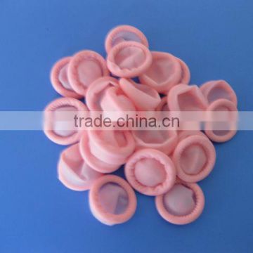 ESD anti-static latex finger cots pink