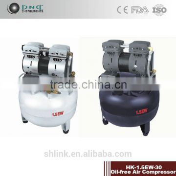 China dental device oil-free air compressor HK-1.5EW-30