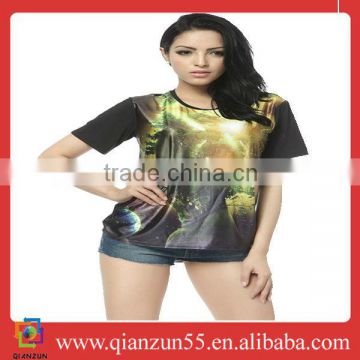custom men women t-shirtd printing t-shirt iron man 3d printing t-shirt heat transfer t-shirts