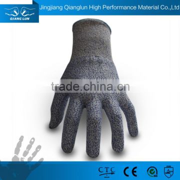 13G HPPE seamless knitted cut resistant floves for kitchen
