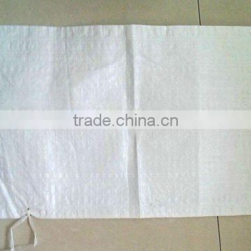 White pp woven bags for packing sand