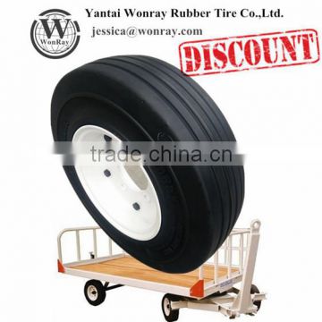 airless solid tyre trailer tire 4.00-8 3.60-8 etc. for airport baggage trailer