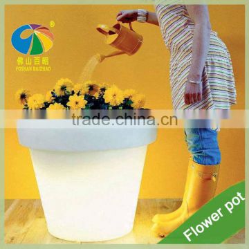New Products PE LED Flower Planter Pot for Restaurant