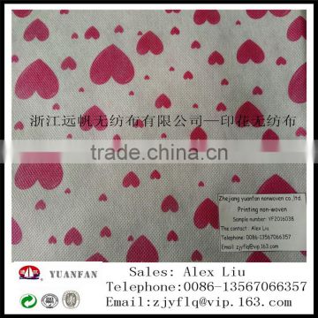 love Flowers packaging printing non-woven fabric sample number YF2016042
