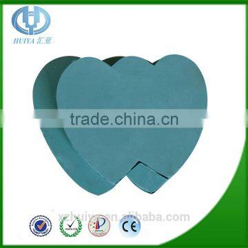 double heart shape floral foam for flower decoration