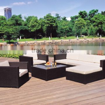 Bisini rattan garden furniture hotselling outdoor garden sofa sets(BF10-R96)