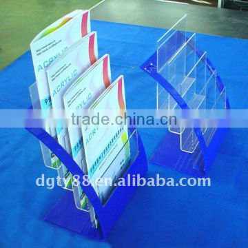acrylic brochure display holder made by vacuum forming machine