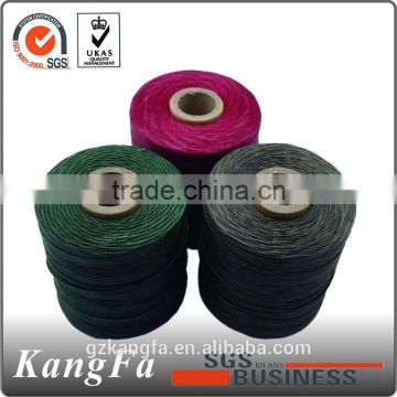 flat braided wax polyester sewing thread for leather products
