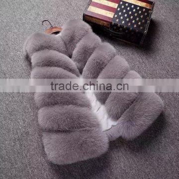 Yanran Fur Gilet YR988 Super Quality Hot Sale Real Fox Fur Vest