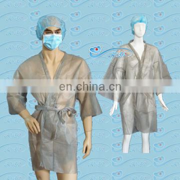 PP Nonwoven sauna cloth/disposable kimono/pp kimono/spa clothes