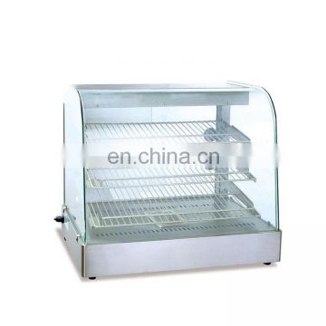 ELECTRIC CURVED GLASS WARMINGSHOWCASEFOODWARMER