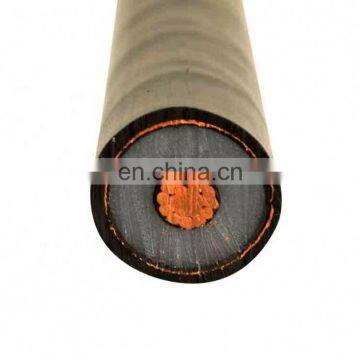 TYPE UL MV90 15KV SINGLE CONDUCTOR SHIELDED XLP INSULATION PVC JACKET 133% INSULATION POWER CABLE