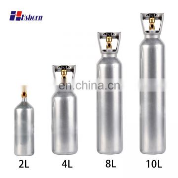 Seamless steel 37Mn 2L 4L 8L 10L CO2 cylinder carbon dioxide cylinder