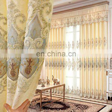 High quality jacquard chenille european style turkish curtains