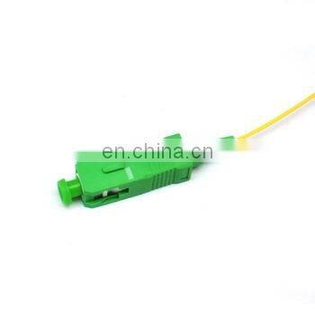 Fiber Optic Equipment 1.5M Pigtail SC/ APC  Single mode SM 9/125 G.652D PVC/LSZH Fiber Optic Pigtail