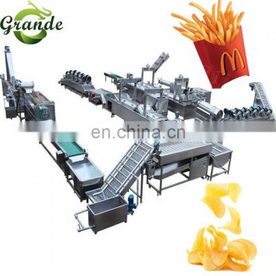 GRANDE Durable and Best Selling Automatic French Fries Production Equipment with Low Price
