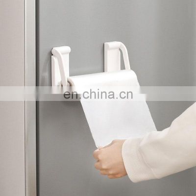 Improved Bathroom Roll Wall Mount Home Goods Plastic White Magnetic Paper Towel Holder