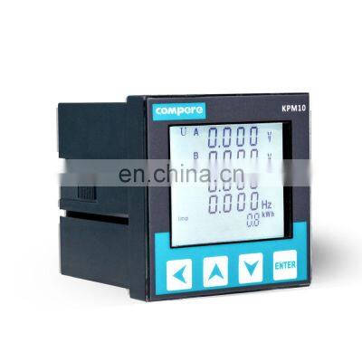 3 phase energy meter power quality analyzer power meter data logger 2-21 harmonics energy meter rs485