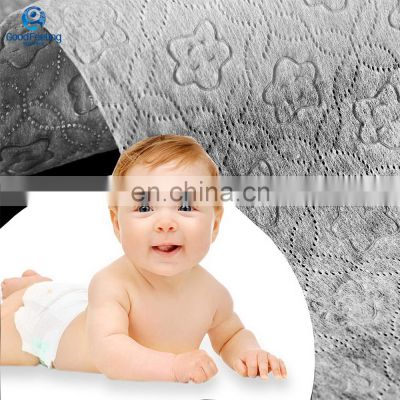 Wholesale Hot air through nonwoven fabric 100% ES fiber Non woven fabric Use in baby diaper top sheet Hot air cotton