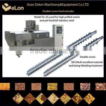 stainless steel corn snacks extruder machine