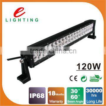 high quality 120w 24 inch dual row led light bar