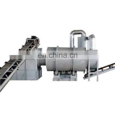 Triple cylinder rotary sand dryer for drying river sand drying system used dry mortar plant