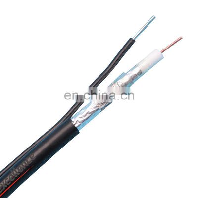Factory Price Cctv RG6 Siamese Coaxial Cable Rg 50 Ohm 70 Ohm 1000Ft