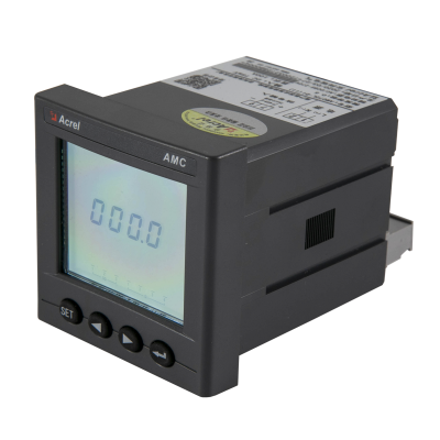 Acrel AMC72L-DV Primary voltage 1000V LCD display DC programmable voltmeter Embedded installation 0.5 class accuracy