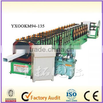 Automatic rectangular downspout pipe roll forming machine