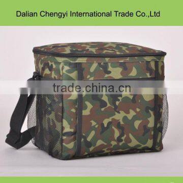 oxford 600D camouflage cooler lunch bag with mesh side pocket                        
                                                Quality Choice