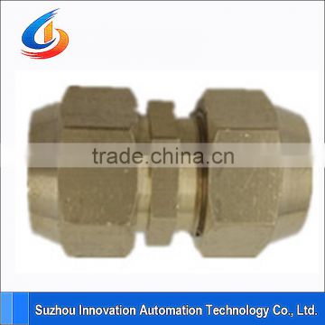 ITS-130 cnc machining brass parts or brass pipe fitting