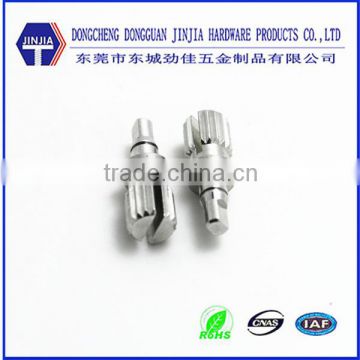 dongguan factory offer aluminum knurled machine cnc parts