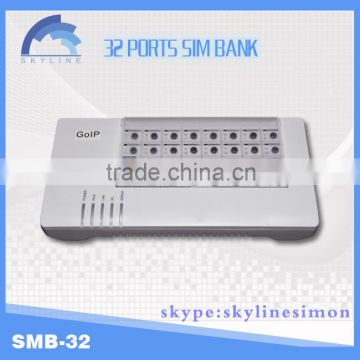 simbank work with goip 4/8/16/32 for avoiding sim block by remote control sims