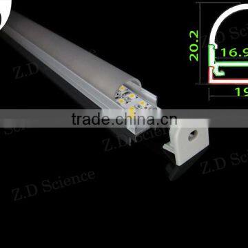 Anodizing Silver Aluminium Mounting Channel LED Linear Profile