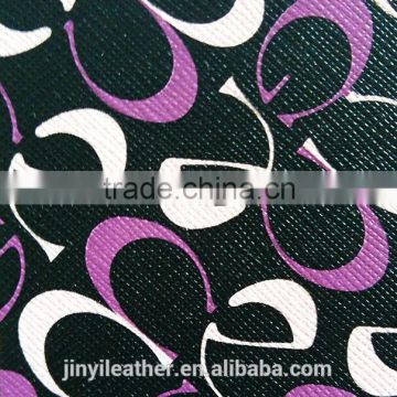 New design transfer film JRLT002 hot sale pvc leather guangzhou good quality ladies bag