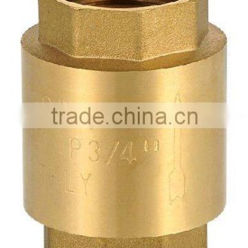 Brass check valve plastic core JD-3002
