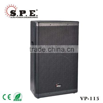 selling hot two-way stabel 15inch speaker 1500W VP-115