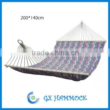 double wooden hammock