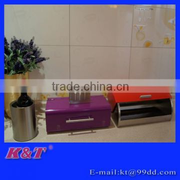 colorful new design stainless steel bread box