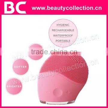 Lip Line Removal Anti-Redness BC-1329 CE ROHS FCC FDA Certification And Skin Anti-aging Rejuvenation Multi-Function Beauty Equipment Type Silicone Face Cleansing Brush