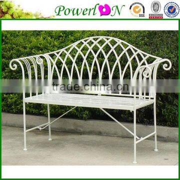 Sale High Quality Antique Vintage Wrough Iron Park Bench For Outdoor Backyard I24M TS11 X11B PL08-8671